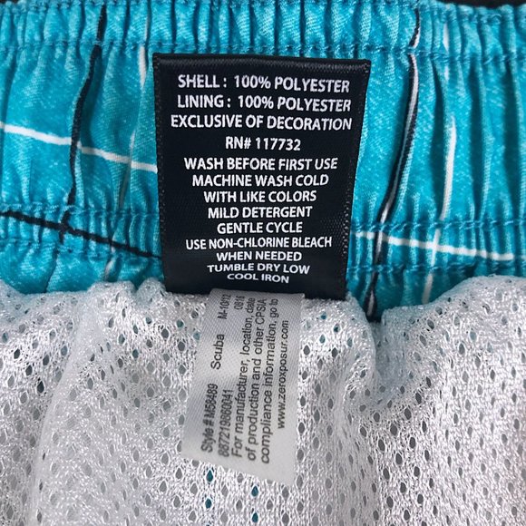3/$20 Zero Xposur Boys Neritic Plaid Swim Trunks - Picture 10 of 12